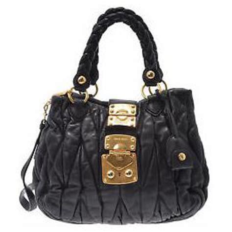 miu miu shoulder bag vintage|Vintage Miu Miu Shoulder Bags .